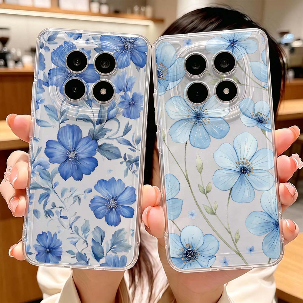 Blue Watercolor Floral Pattern - огляд і ціна Xiaomi Poco X6
